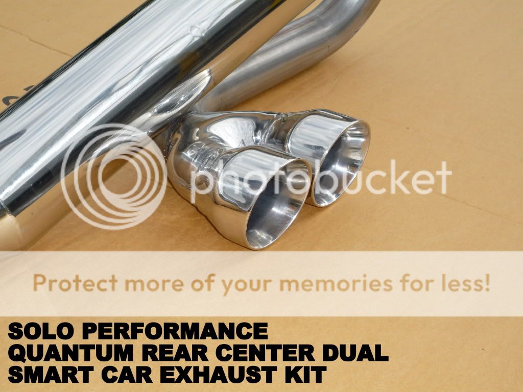 SOLO Performance SMART CAR CENTER EXIT EXHAUST KITS Smart Car Forums